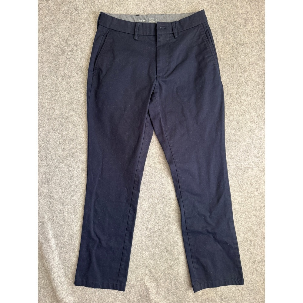 Old Navy Ultimate Flex Straight Chinos 28x30 Navy